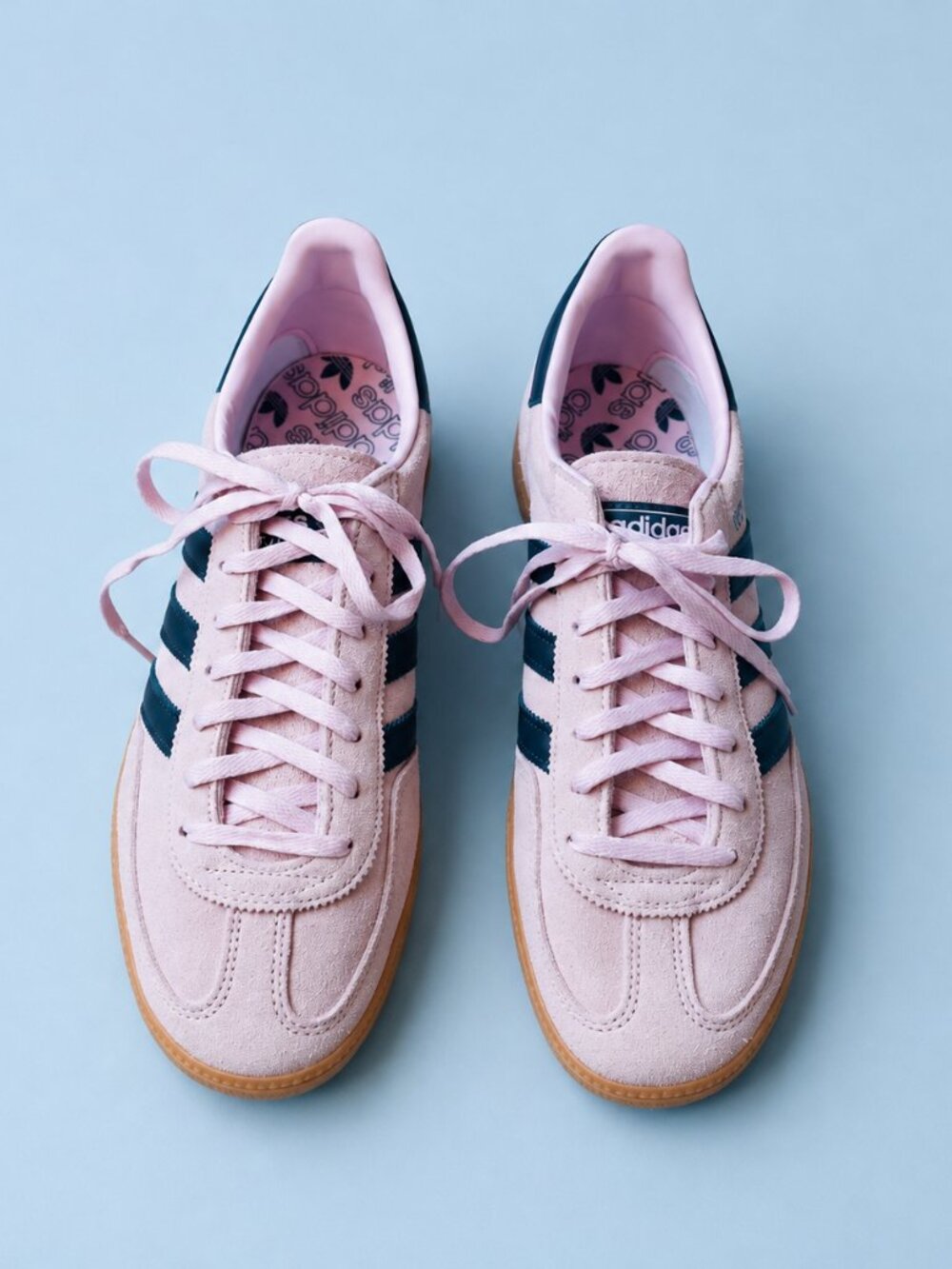 adidas Handball Spezial Sneakers Clear Pink / Arctic Night | Women's Size 9.5 - Picture 3 of 5